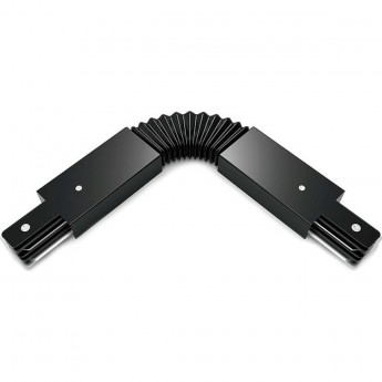 Коннектор GAUSS для трековых шинопроводов гибкий (I) черный